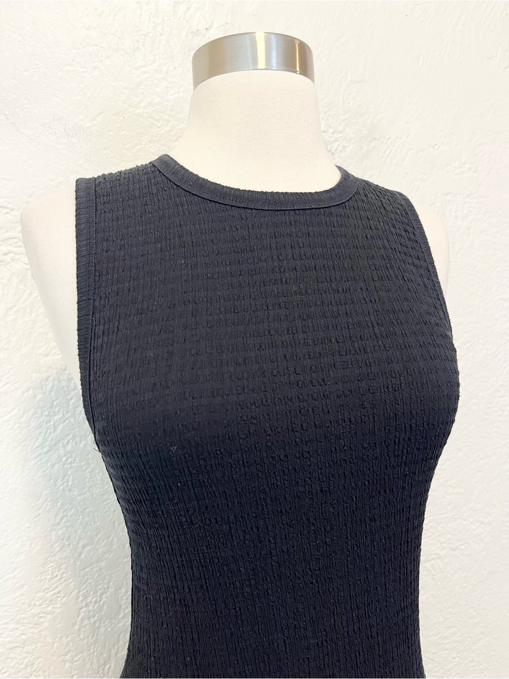 Wilfred Midi Dress Black Stretch Small S - Picture 3 of 11